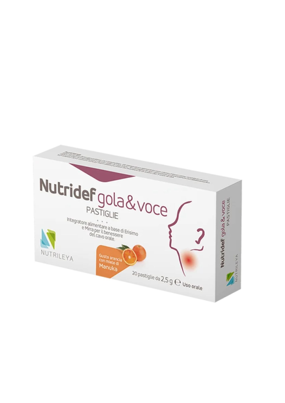 Nutridef throat & voice orange x 20 lozenges sugar free, , medium-null