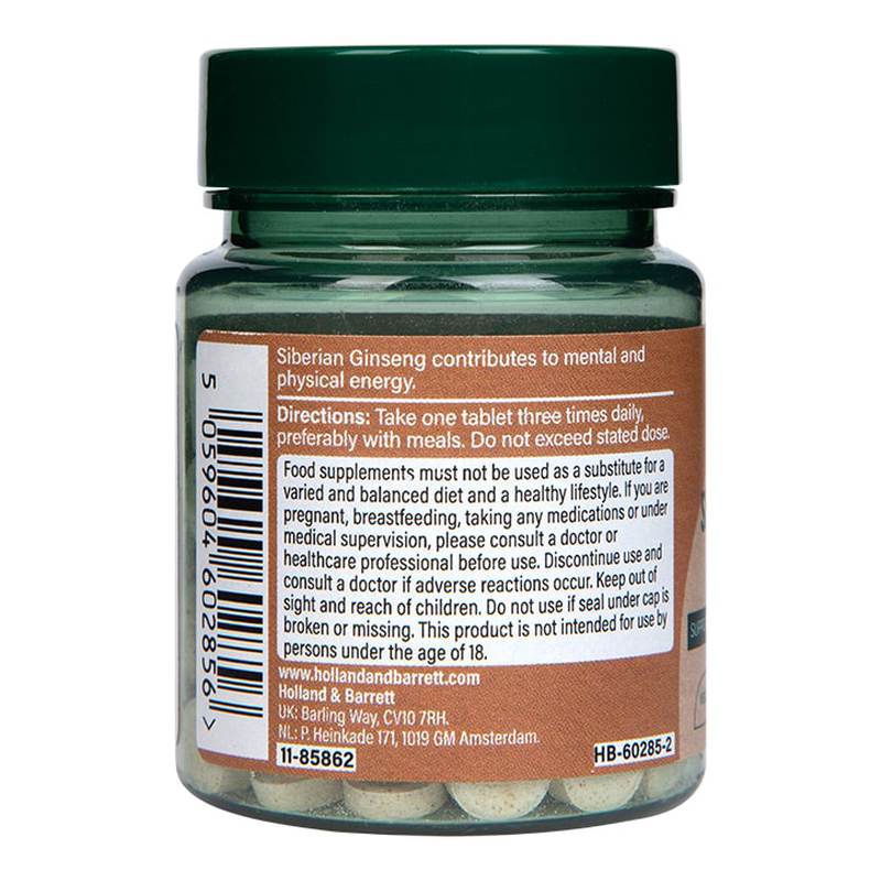 Holland & barrett siberian ginseng 120 tablets-null