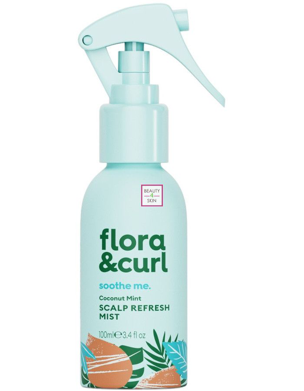 Flora & curl coconut mint scalp refresh mist 100ml, , medium-null