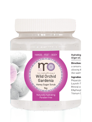 Mo wild orchid & gardenia honey sugar foot scrub - 1kg, , medium