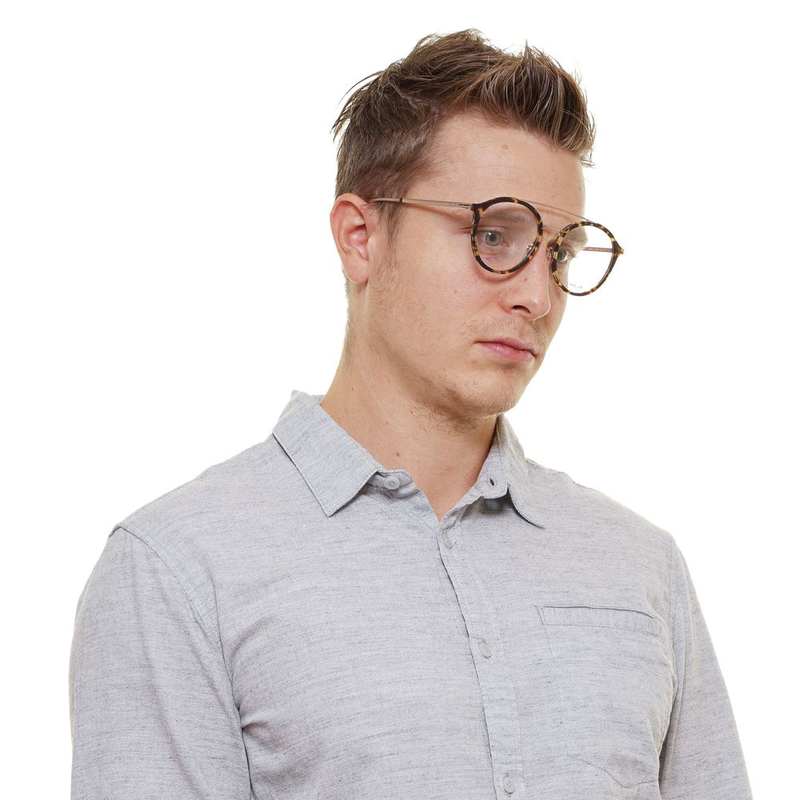 Brown metal & plastic glasses (frames)-null