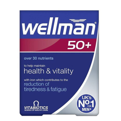 Vitabiotics wellman 50+ 30 tablets, , medium