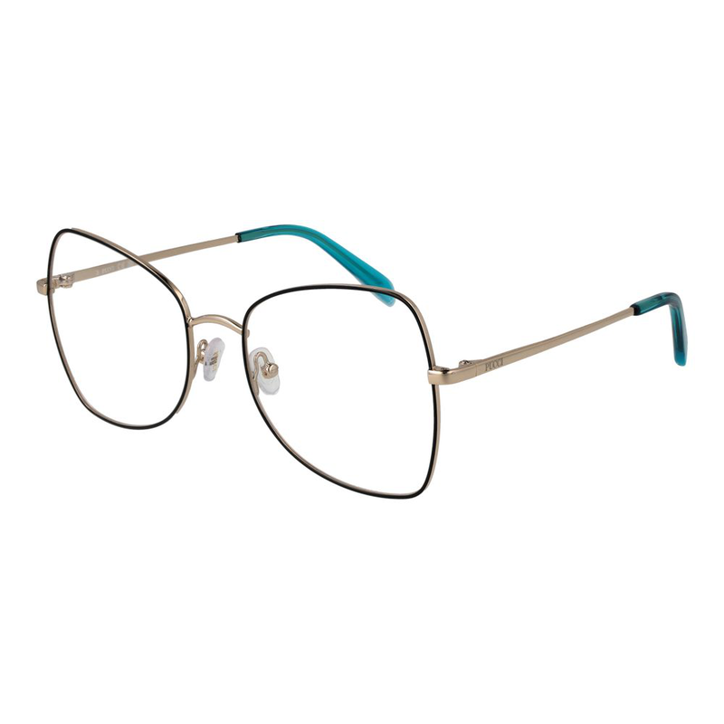 Black metal glasses (frames)-null