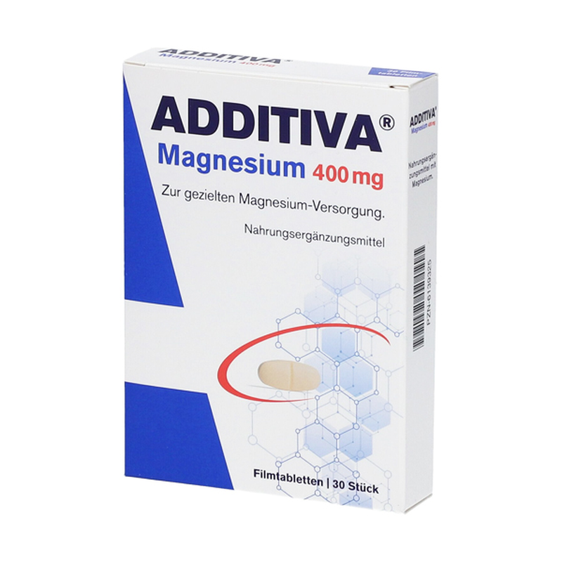 Product image: Additiva μαγνήσιο 400mg 30 δισκία, , medium-null