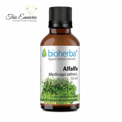Alfalfa leaf tincture, 50 ml, bioherba, , medium