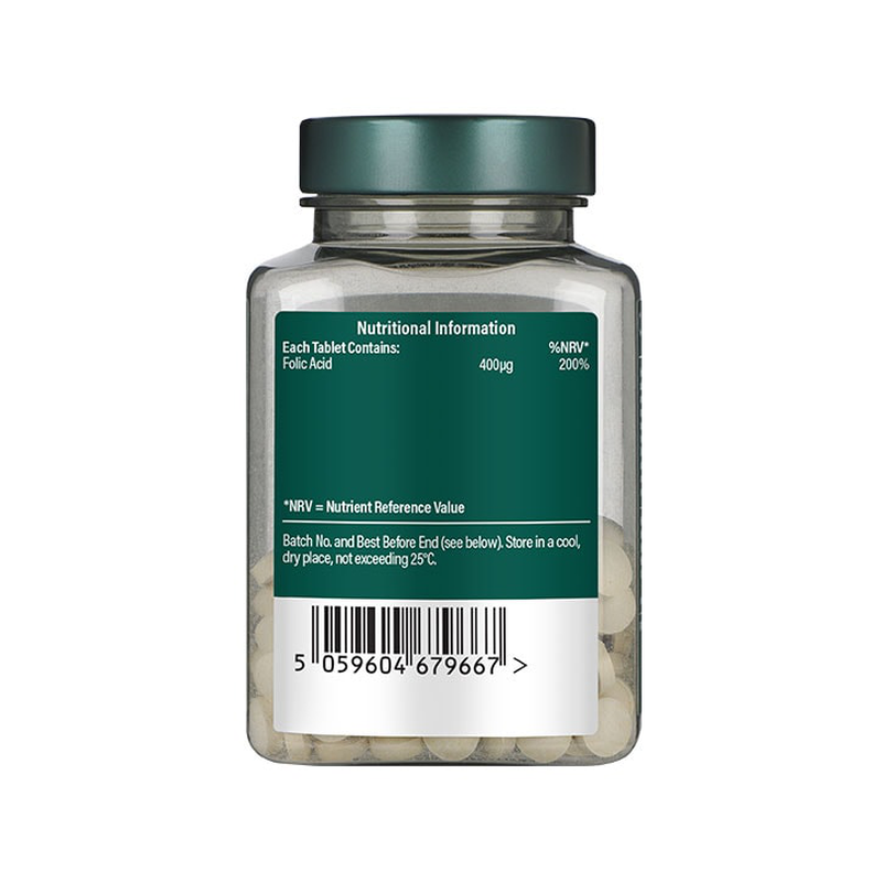 Holland & barrett folic acid 400ug 180 tablets-null