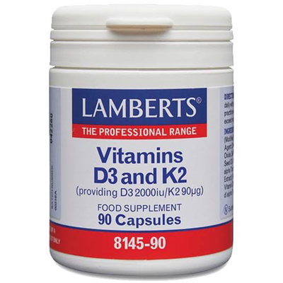 Lamberts vitamin d3 2000iu & k2 90&mu;g 90 caps, , medium