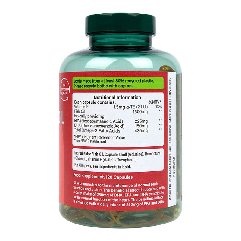 Holland & barrett &omega;&mu;έ&gamma;&alpha; 3 &iota;&chi;&theta;&upsilon;έ&lambda;&alpha;&iota;&omicron; 1500mg 120 &kappa;ά&psi;&omicron;&upsilon;&lambda;&epsilon;&sigmaf;-null