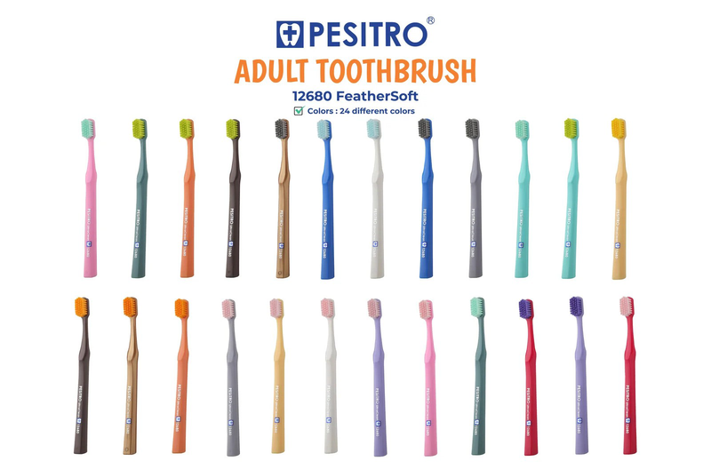 Pesitro feather soft toothbrush 12680 x 1 piece - available in various colours, , medium-null