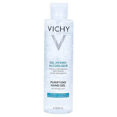Vichy hydro-alcoolique purifying hand gel 200ml, , medium