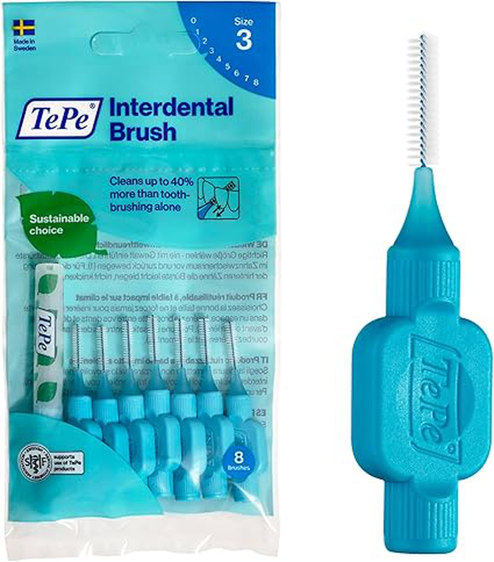 Tepe interdental blue brushes original 0.60mm x 8 pieces, , medium image number null