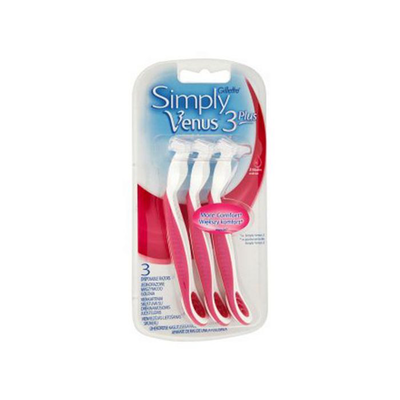 Gillette simply venus 2 blades, razor, 4, , medium