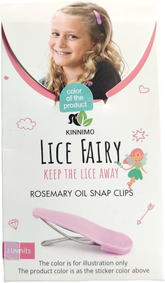 Lice fairy rosemary oil - snap hair clips 2 pieces, , medium