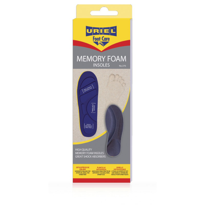 Uriel foot care memory foam insoles no 376 size 41-43, , medium