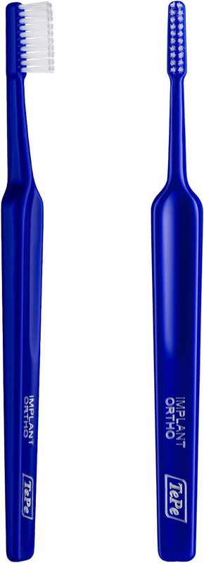 Tepe implant orthodontic extra slim head toothbrush x 1 piece - available in various colours, , medium-null