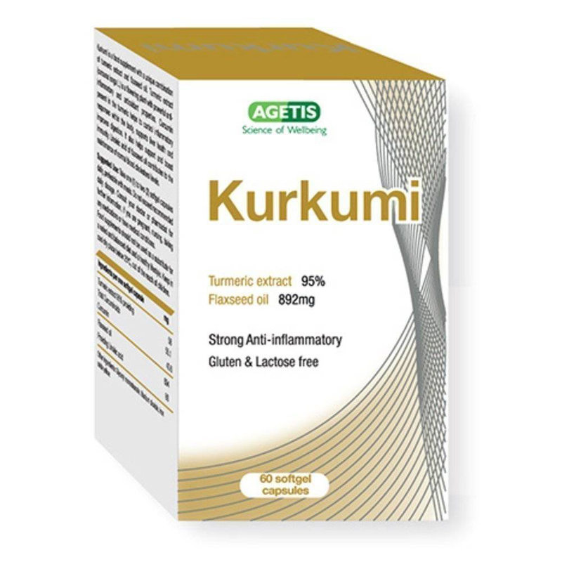 Agetis kurkumi x 60 softgels capsules, , medium image number null