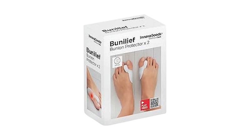 Innovagoods silicone bunion corrector protector bunilief 2 units, , medium-null