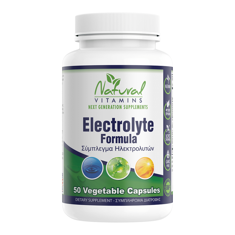 Natural vitamins electrolyte formula 50 caps, , medium-null