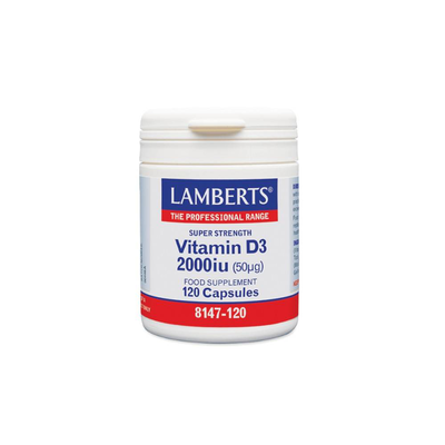 Lamberts vitamin d3 2000iu 50&mu;g x 120 capsules, , medium