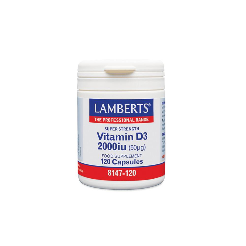 Lamberts vitamin d3 2000iu 50&mu;g x 120 capsules-null