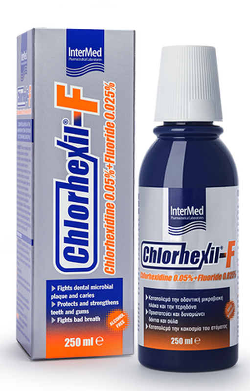Chlorhexil-f mouthwash 0.05%, multiple protection of the oral cavity 250ml, , medium-null