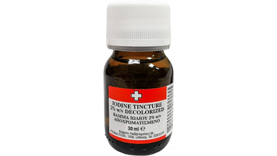 Iodine tincture decolorized 2% 30ml, , medium