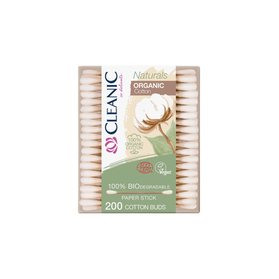 Cleanic biodegradable cotton buds 200pieces