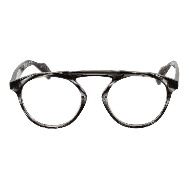 Brown plastic glasses (frames)-null