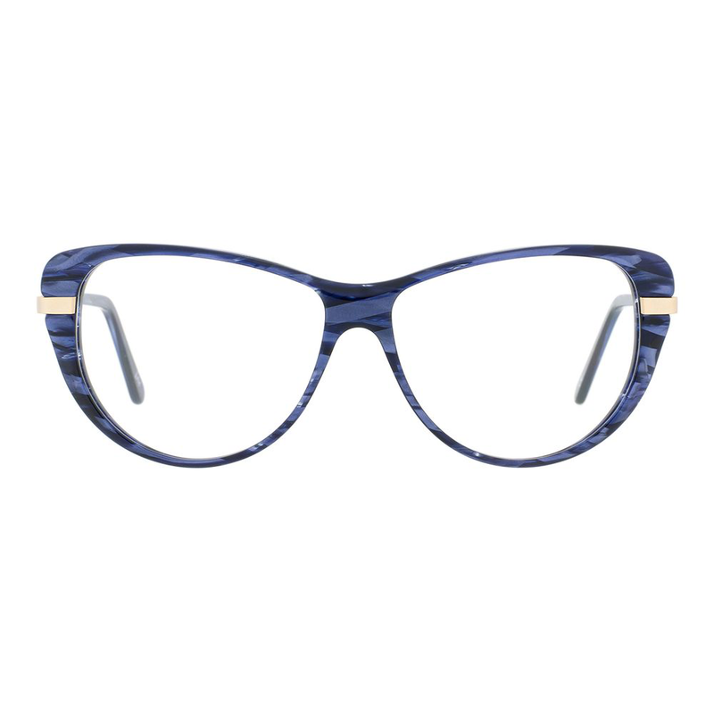 Purple metal & plastic glasses (frames)-null