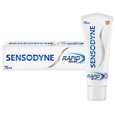 Sensodyne rapid relief mint toothpaste 75ml, , medium