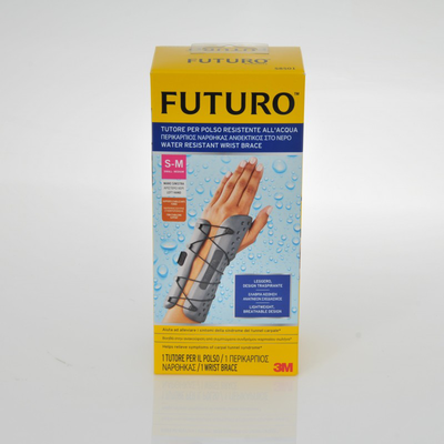 Futuro water resistant wrist brace - small-medium (left), , medium