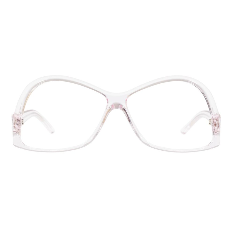 Transparent acetate glasses (frames)-null