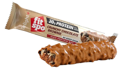 Protein bar crunchy chocolate brownie 60g, , medium