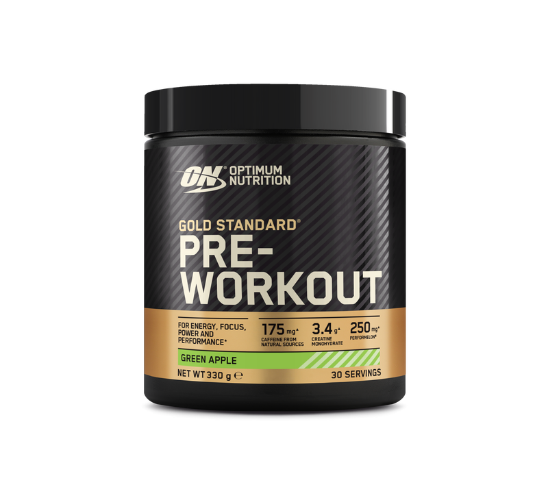 Optimum nutrition gold standard pre-workout 330g   green apple, , medium-null