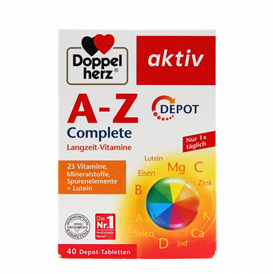 Doppelherz a-z x 40 tablets - a complete multivitamin and mineral supplement, , medium