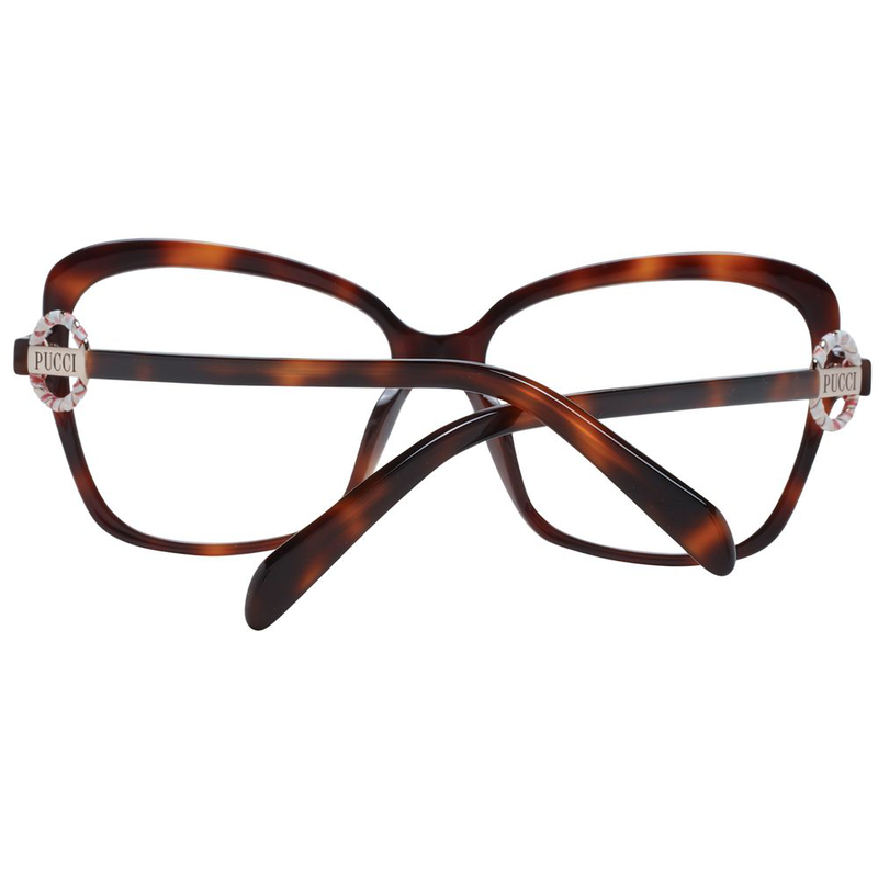 Brown plastic glasses (frames)-null