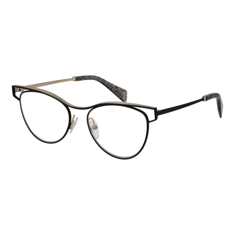 Black metal glasses (frames)-null