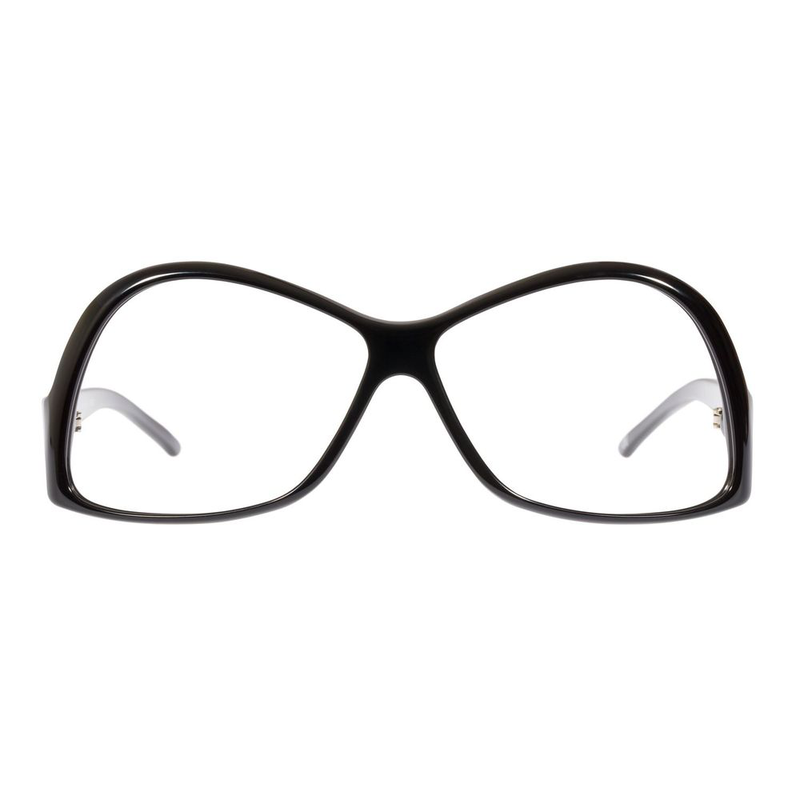 Black acetate glasses (frames)-null
