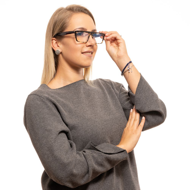 Brown plastic glasses (frames)-null