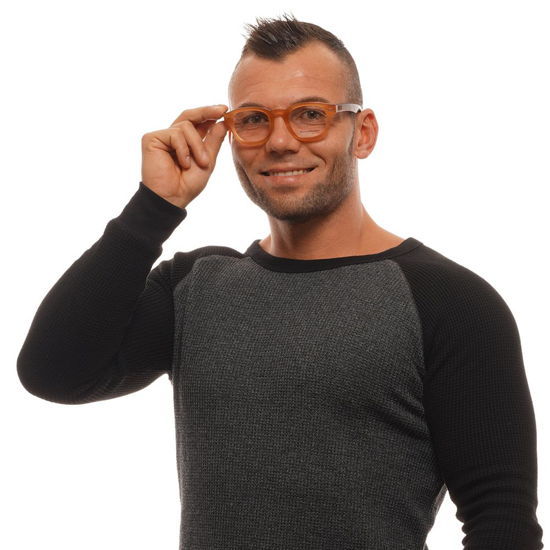 Brown plastic glasses (frames)-null