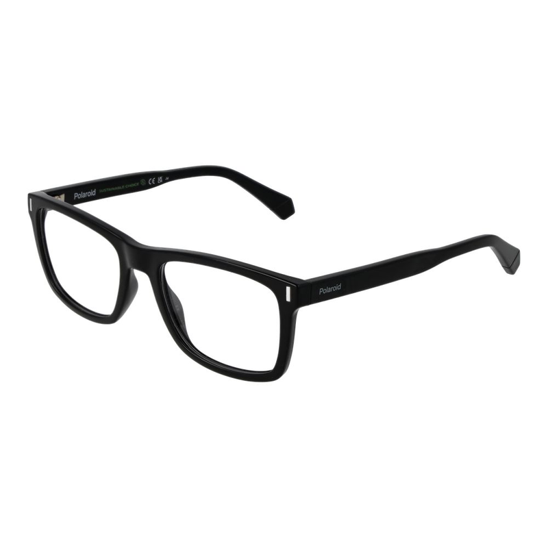 Black polyester glasses (frames)-null