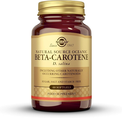Solgar beta carotene 15mg softgels 60, , medium