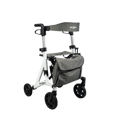 Mobiak action foldable aluminum rollator white, , medium
