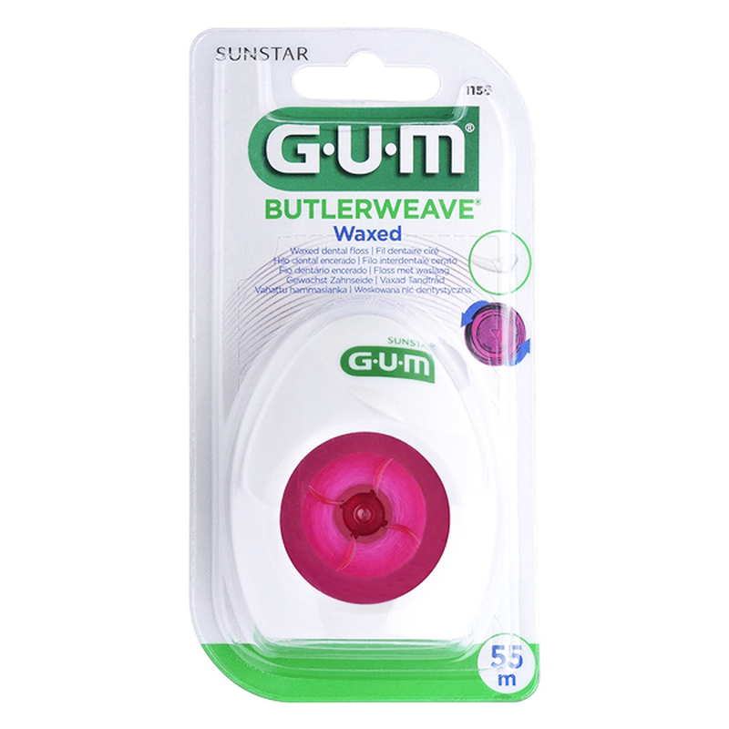 Gum floss waxed 54.8m 1155, floss, , medium-null