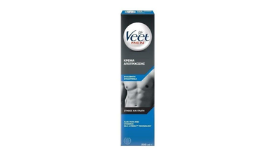Veet men body & chest hair removal cream for sensitive skin, 200ml, , medium