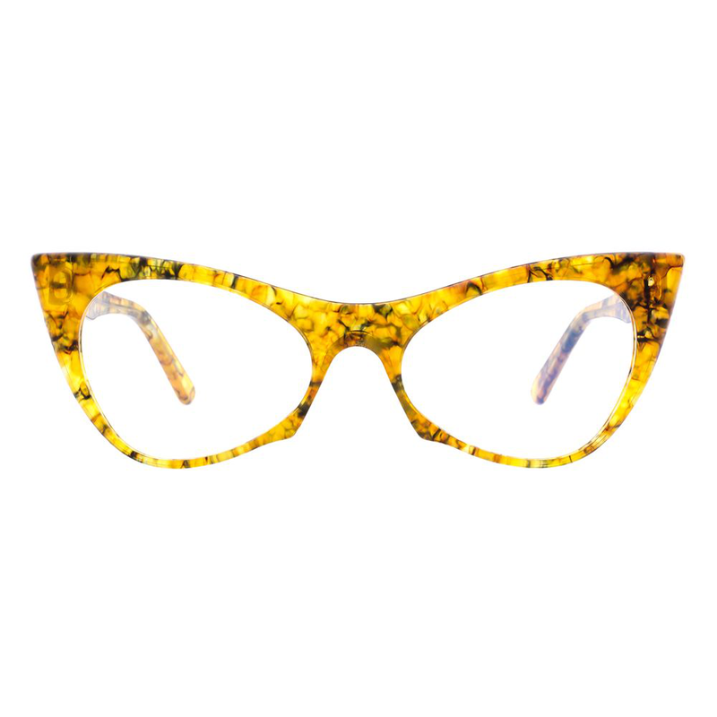 Bicolor acetate glasses (frames)-null