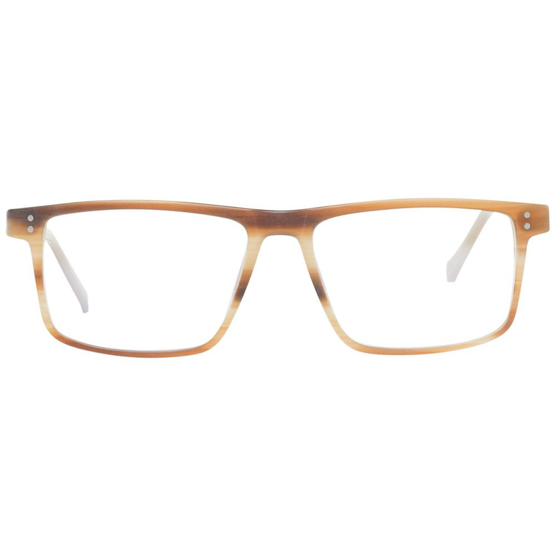 Brown plastic glasses (frames)-null