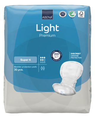Abena light premium super 4, pads, 30, , medium