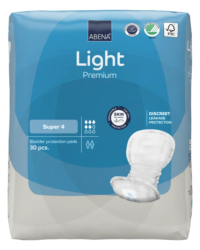 Abena light premium super 4, pads, 30, , medium-null