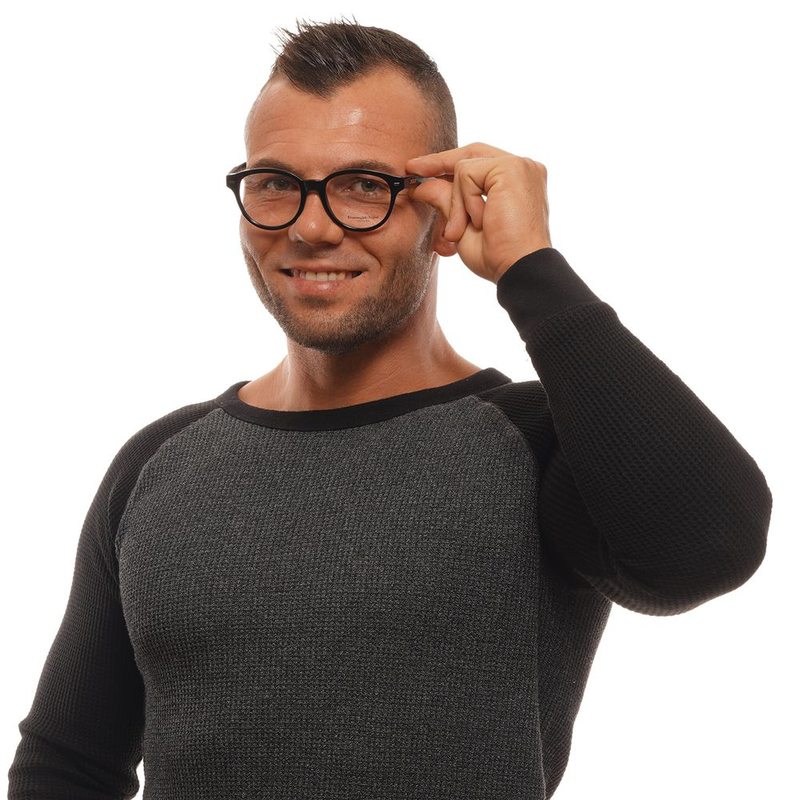 Black plastic glasses (frames)-null